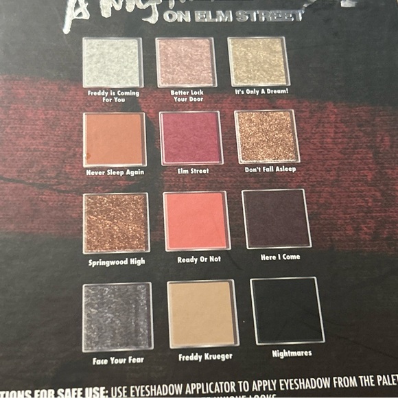 Sold Out: Nightmare on Elm Street 12 Eyeshadow Palette - Picture 7 of 12